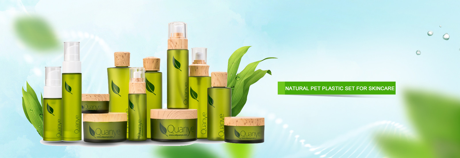 Qualität bernsteinfarbige kosmetische Flaschen usine